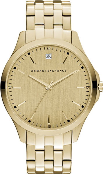 Золотые часы armani