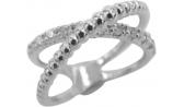 Серебряное кольцо Национальное Достояние 00005150FRSWSH1-nd с цирконами