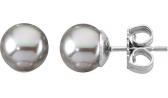 Серебряные серьги шарики Majorica 00326.06.2.000.701.1 с органическим жемчугом
