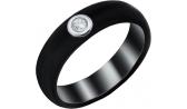 Керамическое кольцо Silver Wings 010084-219b-113 с цирконием