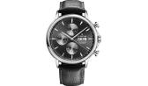 Мужские швейцарские механические наручные часы Edox 01120-3GIN с хронографом