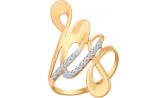 Золотое кольцо SOKOLOV 016797_s с фианитами