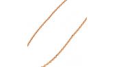 Золотая цепочка на шею Эстет 01C0101735 с якорным плетением