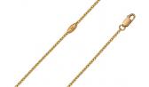Золотая цепочка на шею Эстет 01C0101741 с якорным плетением
