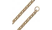 Золотая цепочка на шею Эстет 01C7100330 с панцирным плетением