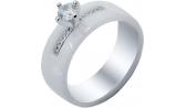 Керамическое кольцо Silver Wings 01FYR12018a-113 с цирконием