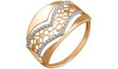 Золотое кольцо Эстет 01K1110000 с фианитами