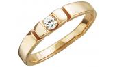 Золотое помолвочное кольцо Эстет 01K112474 с фианитом