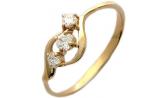 Золотое кольцо Эстет 01K114504 с фианитами