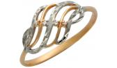 Золотое кольцо Эстет 01K114741 с фианитами