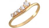 Золотое кольцо Эстет 01K115141 с фианитами