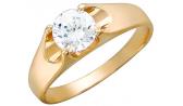 Золотое кольцо Эстет 01K115704 с фианитом