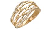 Золотое кольцо Эстет 01K116701 с фианитами