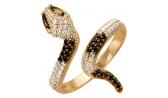 Золотое кольцо Эстет 01K215989-1 с фианитами