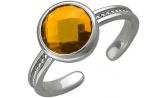 Серебряное кольцо Эстет 01K258035OR с ювелирным стеклом