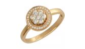 Золотое кольцо Эстет 01K613019Z с бриллиантами