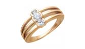 Золотое кольцо Эстет 01K615529 с бриллиантами