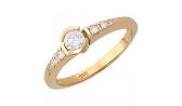 Золотое помолвочное кольцо Эстет 01K615756 с бриллиантами