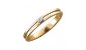 Золотое помолвочное кольцо Эстет 01K637880 с бриллиантом