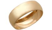 Ювелирное золотое обручальное парное кольцо Эстет 01O010139