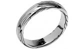 Мужское серебряное обручальное парное кольцо ESTET Moscow 01O050321