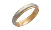 Золотое обручальное парное кольцо Эстет 01O060015