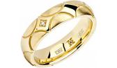 Золотое обручальное кольцо ESTET Moscow 01O630333 с бриллиантами