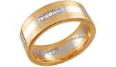 Золотое обручальное кольцо Эстет 01O660079 с бриллиантом