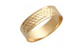 Золотое обручальное парное кольцо Эстет 01O710148