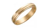 Золотое обручальное парное кольцо Эстет 01O710230