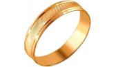 Золотое обручальное парное кольцо Эстет 01O710410