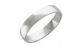 Обручальное парное кольцо из белого золота Эстет 01O720237