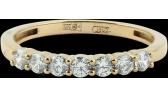 Золотое кольцо Leo Totti 1-00100-37319 с фианитами