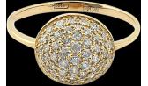 Золотое кольцо Leo Totti 1-00115-37319 с фианитами