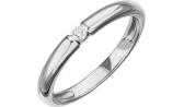 Помолвочное кольцо из белого золота Уральский ювелирный завод 1-01130-012 с бриллиантом