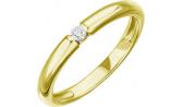 Золотое помолвочное кольцо Уральский ювелирный завод 1-01130-014 с бриллиантом