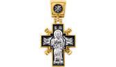 Мужской серебряный православный крестик без распятия Акимов 101.261