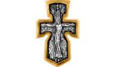 Мужской серебряный православный крестик с распятием Акимов 101.281