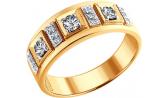 Золотое кольцо SOKOLOV 1010320_s с бриллиантами