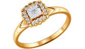 Золотое кольцо SOKOLOV 1011337_s с бриллиантами
