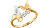 Золотое кольцо SOKOLOV 1011525_s с бриллиантами