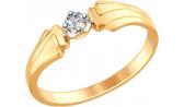 Золотое кольцо SOKOLOV 1011608_s с бриллиантом