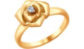 Золотое кольцо SOKOLOV 1011681_s с бриллиантами