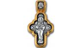Серебряный православный крестик без распятия Акимов 101.049