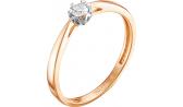 Золотое помолвочное кольцо Vesna 1042-151-00-00 с бриллиантом