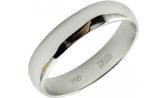 Обручальное парное кольцо из белого золота Русское Золото 14010035-1