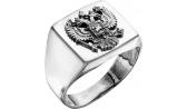 Мужская серебряная печатка перстень Национальное Достояние 2306374-nd