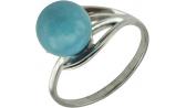 Серебряное кольцо De Fleur 27021S5 с бирюзой