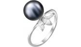 Серебряное кольцо De Fleur 27061S2 с жемчугом, фианитами