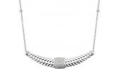 Серебряное колье ожерелье Ti Sento 3838ZI42 с цирконами